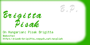 brigitta pisak business card